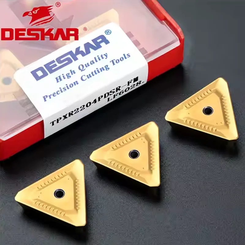 

Deskar 100% Original Tpxr2204Pdsr-Fm Lf6028 Cnc Milling Turning Tools Carbide Inserts Lathe Cutter Cutting Tool for Steel Parts