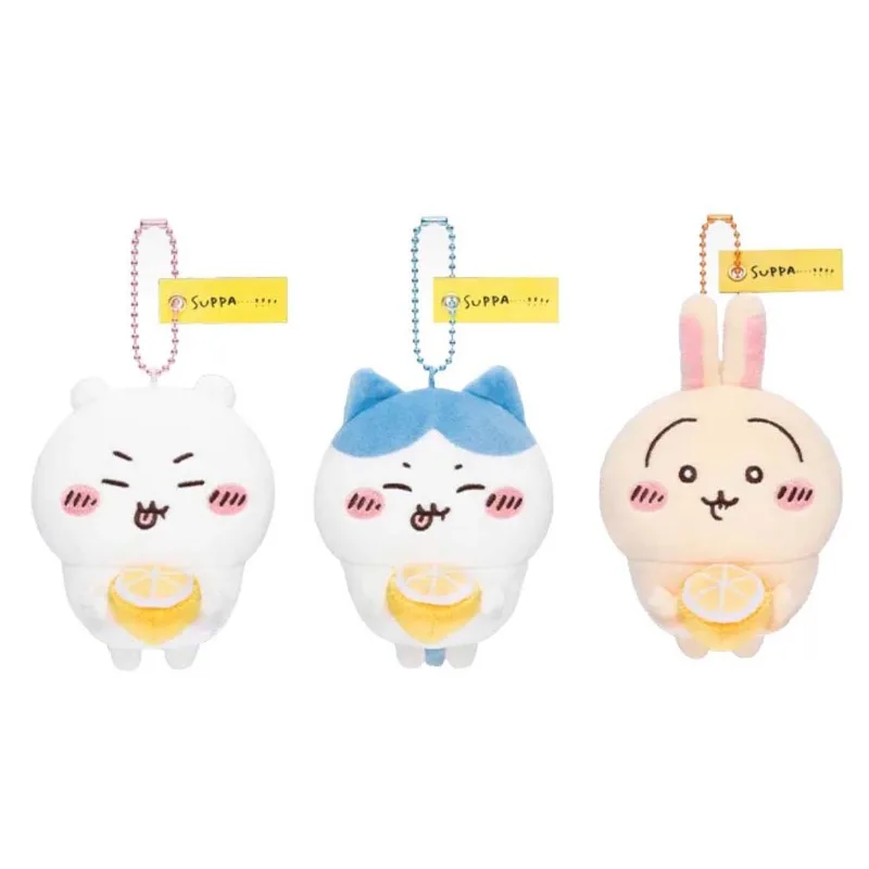 

2025 Is The New Chiikawa New Sour Lemon Series Usachi Xiaoba Jiyi Plush Doll Pendant Give A Friend A Birthday Gift