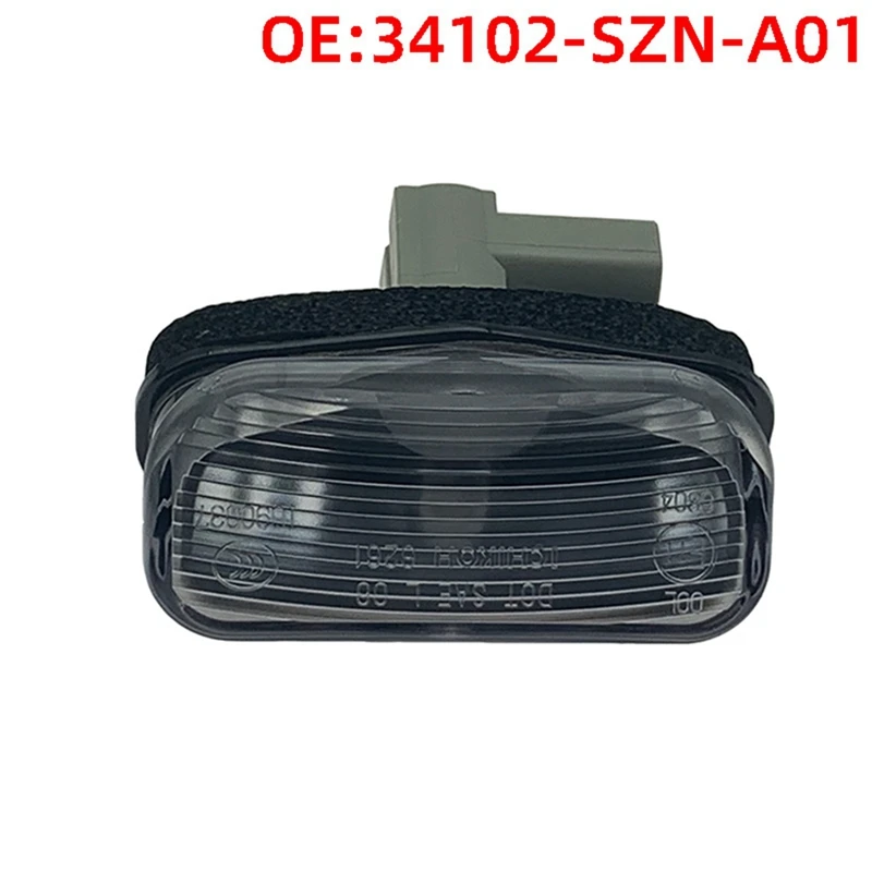 Car License Plate Light Housing Rear License Plate Light Assembly (Right) 34102-SZN-A01 For Acura ZDX 2012 Accessories