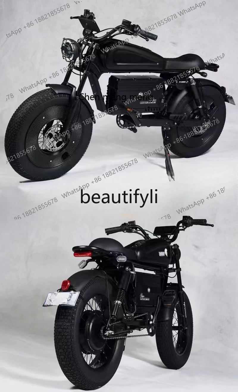 

Retro high-power off-road anti-skid wide tire young office worker electric bicycle