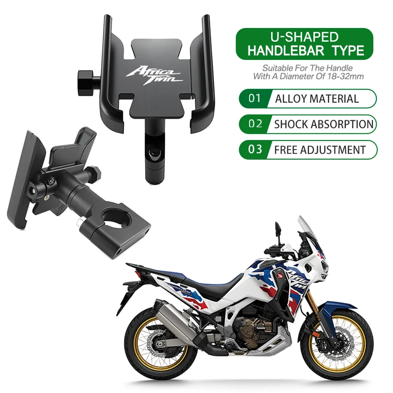 Для HONDA Africa Twin CRF1100L CRF 1000L AfricaTwin мотоциклетный телефон амортизирующий сплав навигационный кронштейн держатель GPS