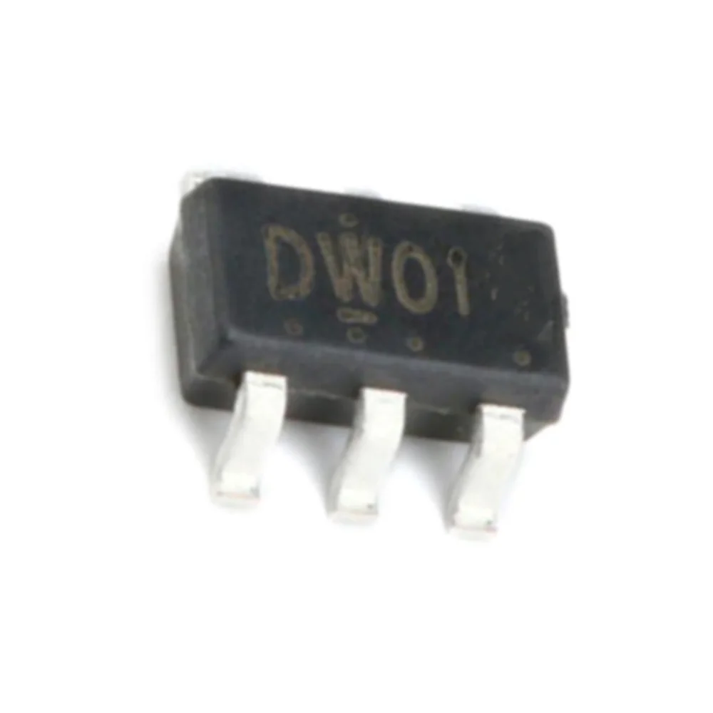 20 pz/lotto DW01 SOT23-6 DW01A DW01D SOT23 SMD Batteria Al Litio Protezione IC In Magazzino