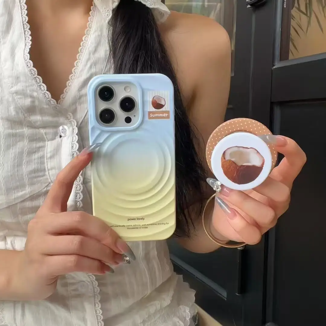 

Boyan Film Coconut is suitable for Apple 15 Pro Max phone case, simple 16 Pro Max new model anti-drop 14 Pro phone protection ca
