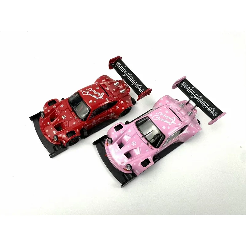 TOP In Stock 1:64 RSR Hoonipigasus Christmas Limited Edition Diecast Diorama Car Model Collection Miniature Toys