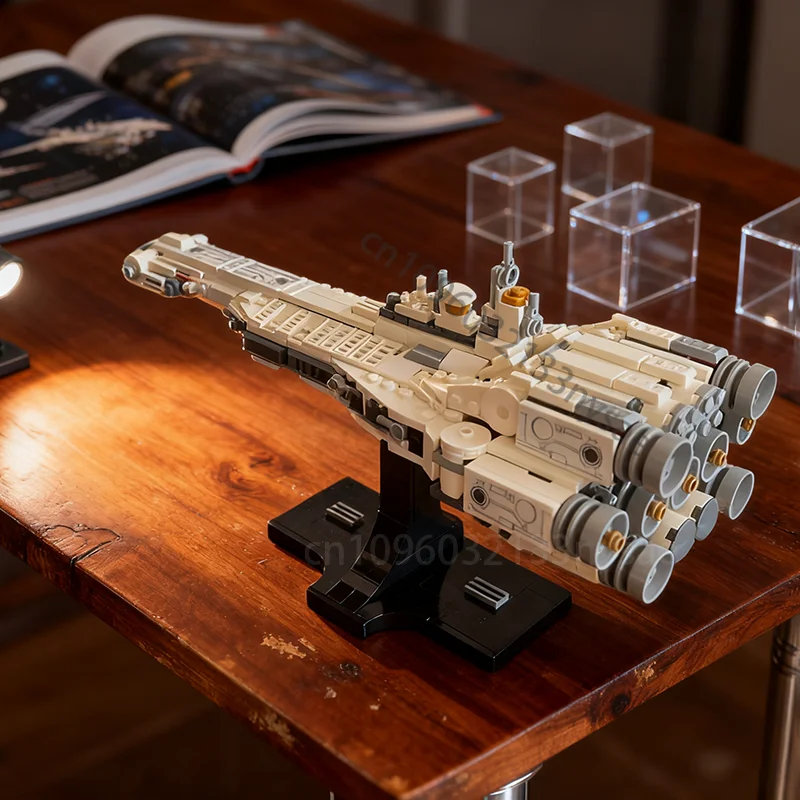 

MOC космический космический корабль, галактический звездообразователь, галочки, строительные блоки, межзвездная сборка, модель, строительные блоки, игрушки на день рождения, подарок