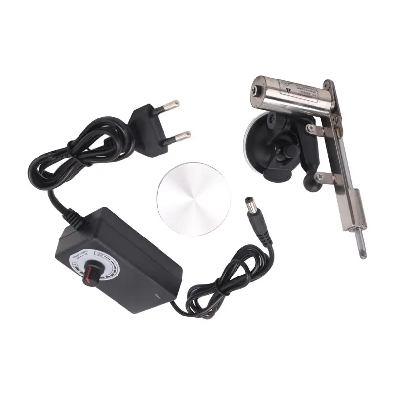 Happy New- Telescopic Linear Actuator With 60Mmplate 45Mm Stroke Big Thrust DC Reciprocating Mechanism Motor Variable Speed EU P