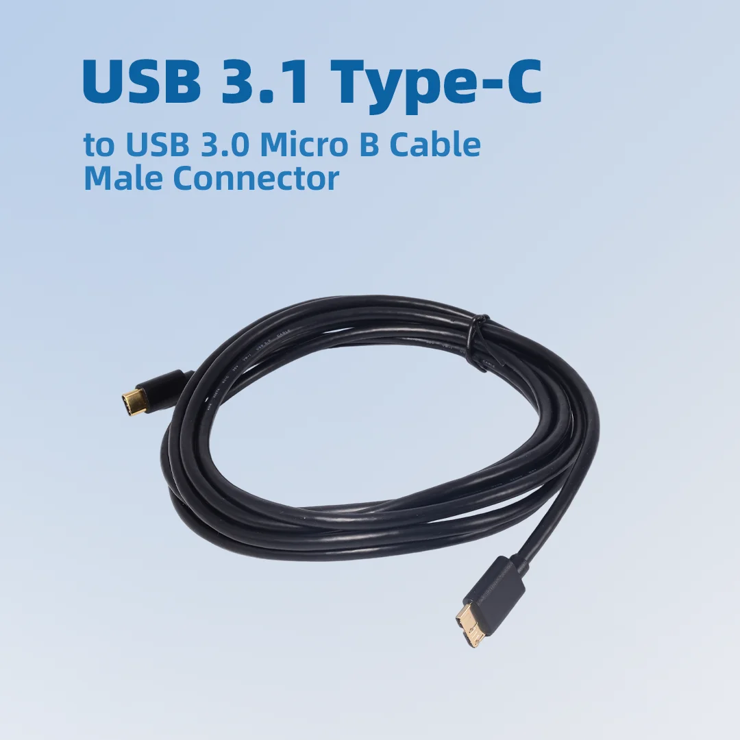 USB C To Micro B 3.0 Cable 5Gbps 3A Fast Data Sync Cord For Macbook Hard Drive Disk HDD SSD Case USB Type C Micro B Cable