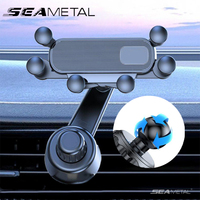 SEAMETAL Air Vent Car Phone Holder 6-Joint 360-Degree Gravity Phone Mount Stable Hook Cellphone Stand Universal for 4.7-7 inch