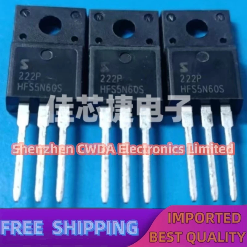 10PCS-20PCS  HFS5N60S 4.5A 600V TO-220F N  In Stock Can Be Purchased 