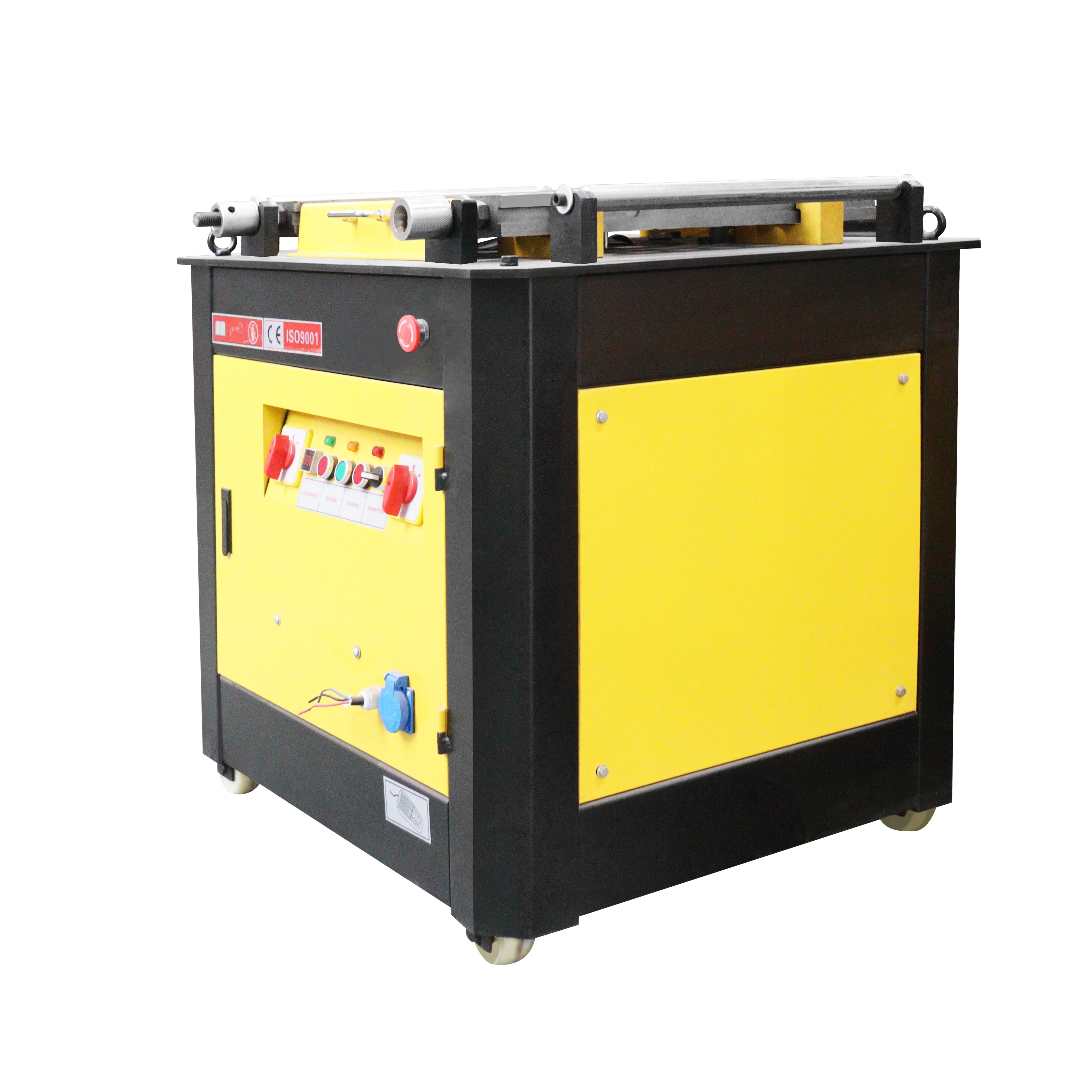 GW50 Cnc Auto Rebar Stirrup Bender GF32 Ring Making 6-50mm Arc Pipe Steel Bar Bending Machine for Die Making
