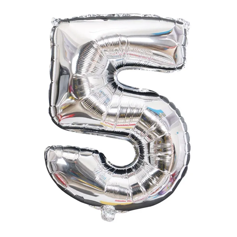 

Large Number Balloons Birthday Foil Balloon Decoration Anniversary Supplies Kids Favor Gift Party Photo Props Decoration 16inch
