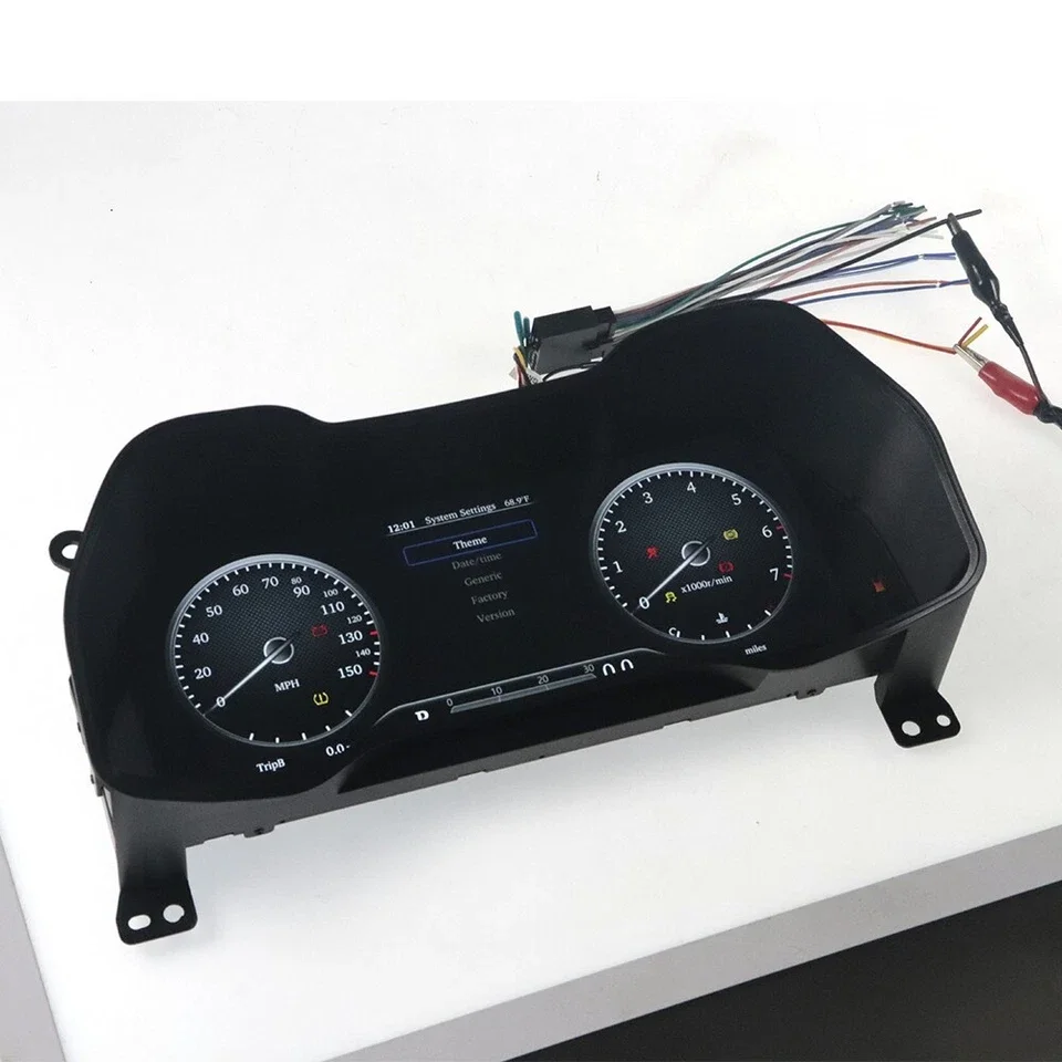 12.3 inch LCD Linux For TOYOTA 4RUNNER 2010-2022 Car Dashboard Meter Digital Instrument Cluster Speed Panel Cockpit Odometer