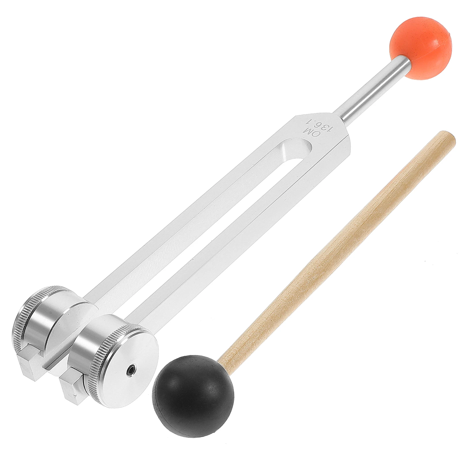 

s Yoga Tuning Fork Aluminum Alloy Sound Instrument Stress Reliever Healing Chakra Resonance Pet Playing Storage