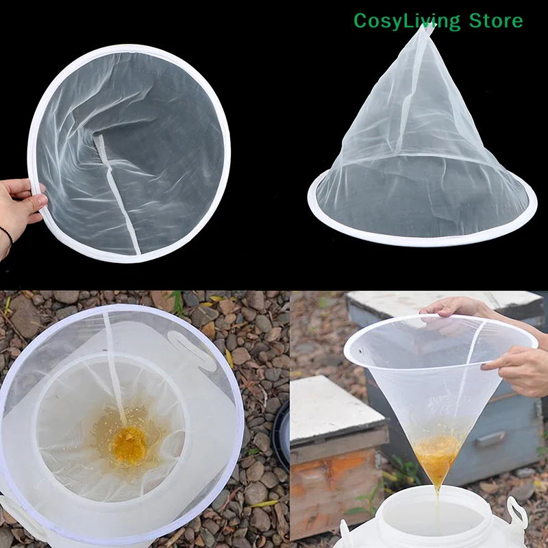 [CL]35CM Honey Strainer Net Ultra-fine Impurity Filter Cloth Beekeeping Tool Funnel[CL]