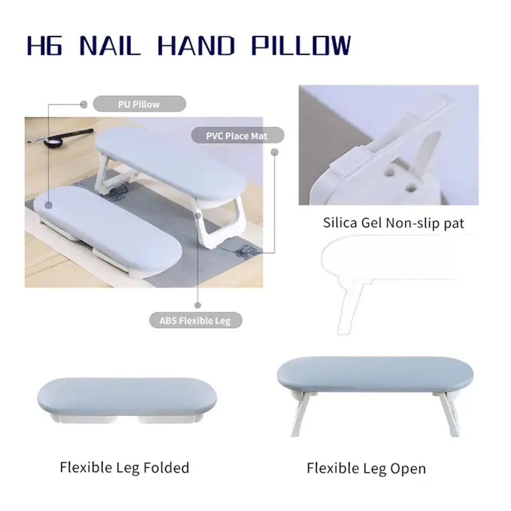 Nail Art Hand Pillow For Nails With Mat Manicure Table Hand Cushion Pillow Holder Nail Art Stand Manicure Nail Hand Rest Pi I5s7