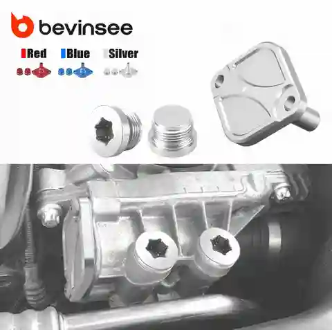 BEVINSEE N54 N55 S55용 서모스탯 하우징 캡 & 플러그 키트 BMW E90 E92 E93 E91 M3 F80 M4 F82/F83 M2 F87 F10 F30 F20 X3 F25 X1 E84용