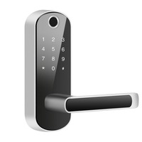 Indoor fingerprint lock Wooden door Single tongue without opening Replace old-fashioned spherical lock Smart home