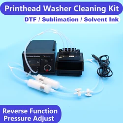 Clogged Solvent DTF Ink Printhead Unclog Impluse Suck Cleaning Machine For Epson DX6 DX7 L1800 L805 1390 P6000 Print Head Washer