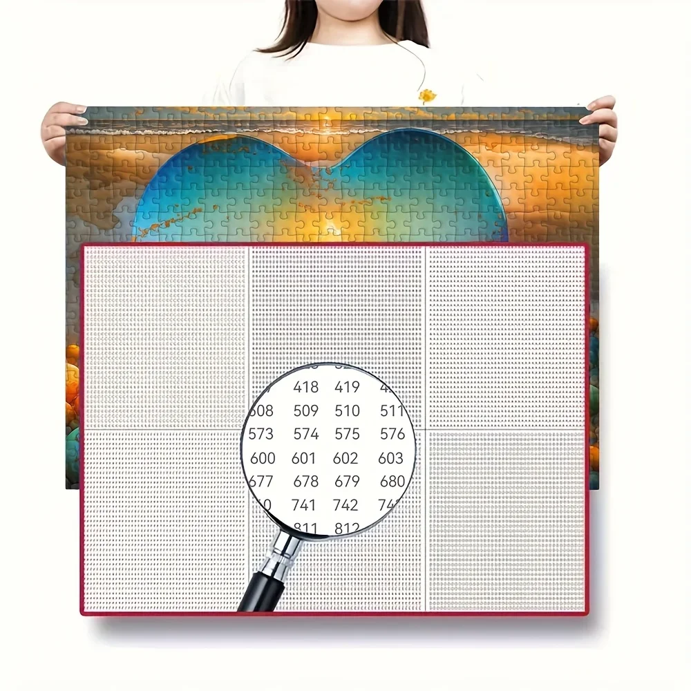 120/300/500/520/1000/1314 peças moinho de vento e campo de flores quebra-cabeça de madeira para decoração de quarto sala de estar jogo de desafio de dificuldade