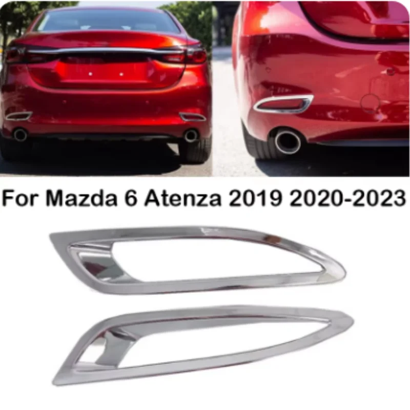 

For Mazda 6 Atenza 2019-2023 Car Fog Light Lamp Cover Trim Foglight Molding Decoration Trim Car Accessories