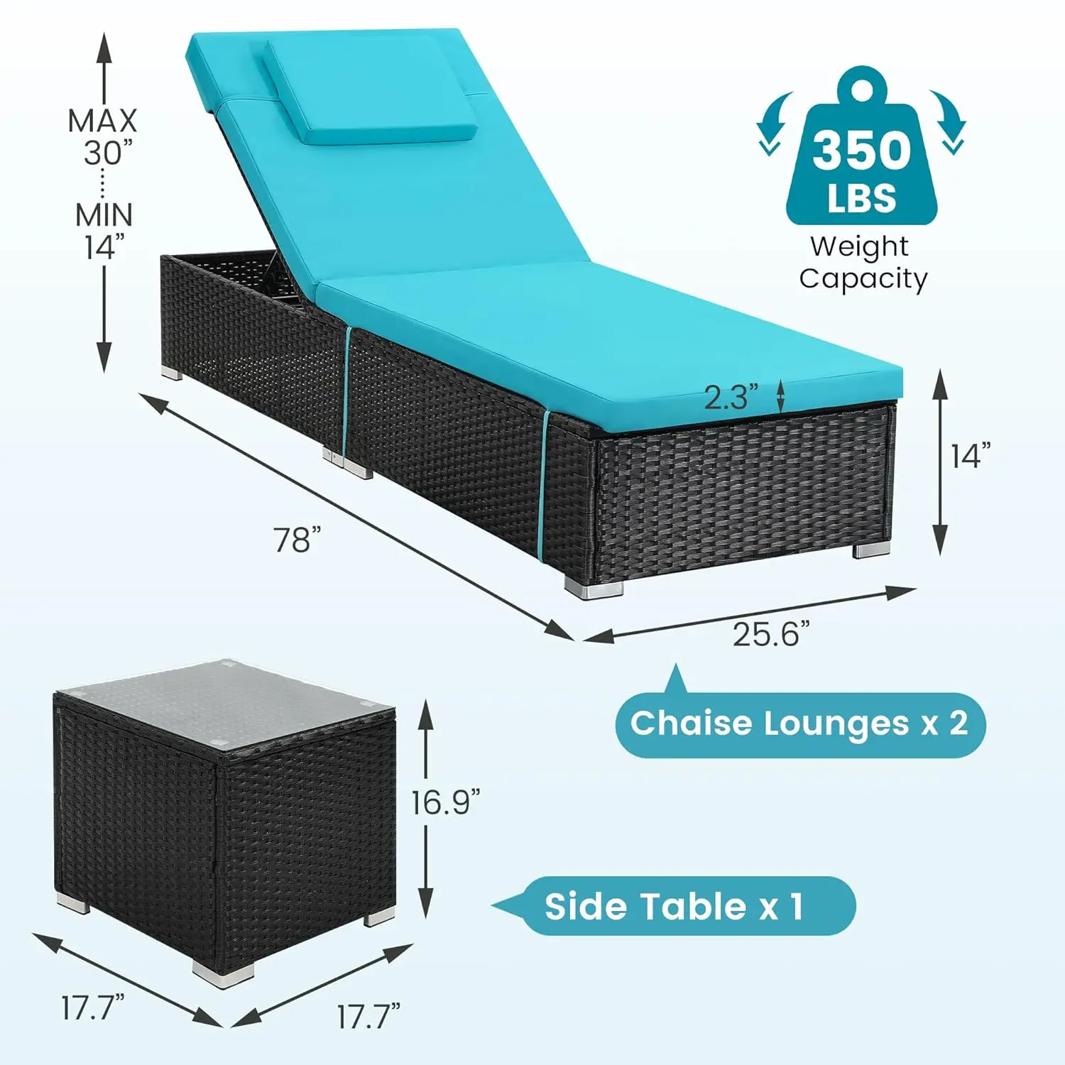Thumbnail 2 - #13 Outdoor Chaise Lounge Chairs Comparison Guide