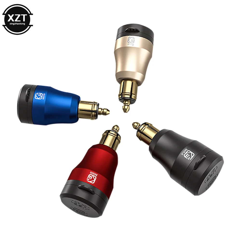 Alumínio usb carregador 30w pd tipo-c qc 3.0 adaptador de carregador rápido à prova dwaterproof água para hella din soquete/bmw ducati triumph motocicletas