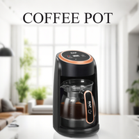 Cross border turkey coffee pot, small high temperature resistant hot water kettle, coffee maker, glass tea maker, milk warmer