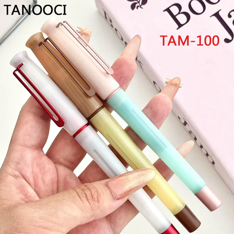 TANOOCI TAM-100 Dual-Core Magnetic Gel Pen,Premium Japanese-Style Resin Barrel,Ultra-Smooth Glide For Business&Journaling,Sign