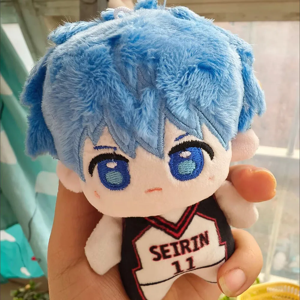 10cm Keychain Kuroko Tetsuya Stuffed Doll Toy Bag Props Basketball Tetsuya Plush Toy Pendant Dolls Halloween Christmas Gift