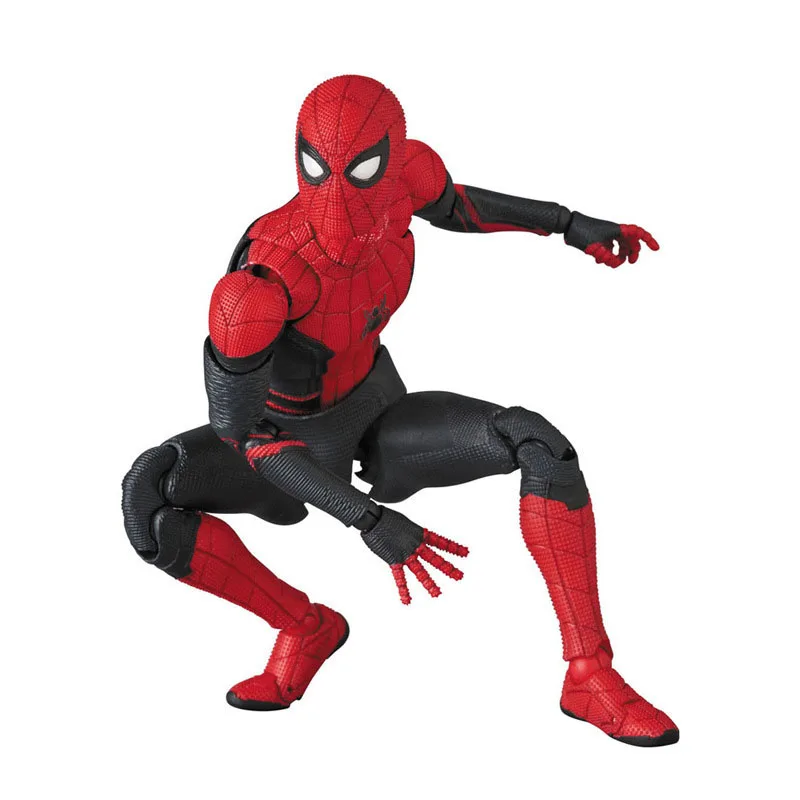 Mafex 113 Marvel Spider-Man BJD Spiderman Super Hero Far From Home Figure Model Toys for Action Figures15cm Festive Gift