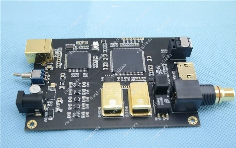 USB Audio Interface Card DSD512 DOP128 SPDIF Coaxial I2S Signal Conversion HiFi DAC Transport Module