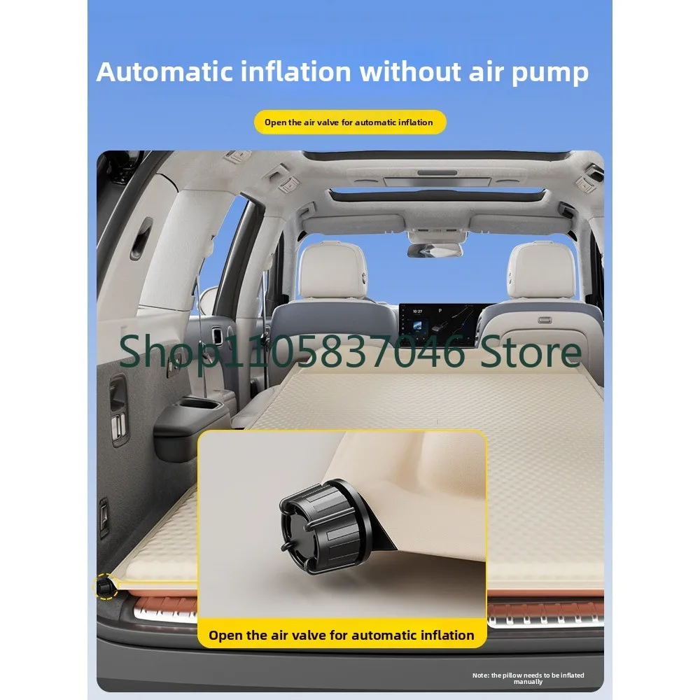 Self inflating car trunk mattress, car inflatable bed, SUV special leveling pad, sleeping the