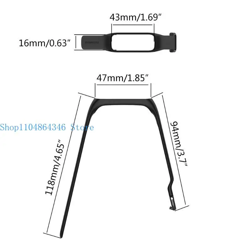 5asd for -Galaxy Fit2 R220 Durable Sweatproof Wristband Adjustable Sports TPU Silicone SmartWatch Strap