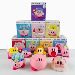 Oryginalne Kirby przyjaciele 2 3 pudełko z niespodzianką do zabawy w jedzenie pudełko z Anime figurki z gry dekoracja samochodu do ciasta lalka z Pvc zabawki