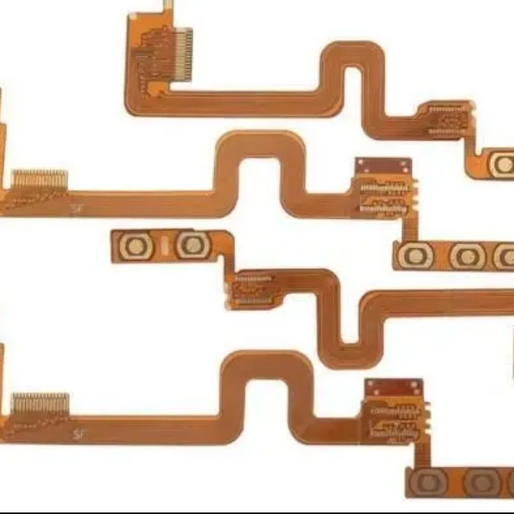 Flexible PCB customized electric Circuit Board Manufacture Surface insulating film 0.05mm copper 0.035mm reinforce PI polyimide.