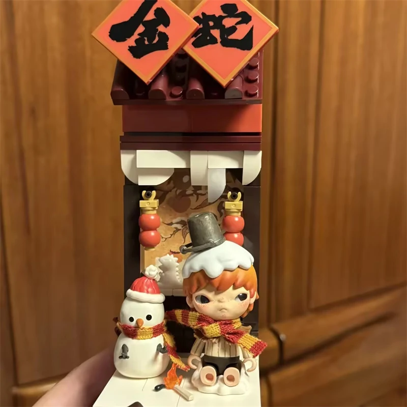 HIRONO the Spring Festival Series Action Figures Toys Dolls Snowfall Alley Christmas Gift for Kids Collection PVC Model Ornament