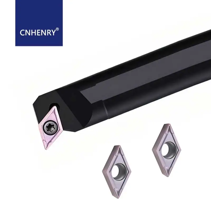 SDUCR07 SDUCR11 Lathe Boring Bar Set with 2pcs DCMT070204 DCMT11T304 Carbide Inserts 93° Screw Clamp Internal Turning Tool