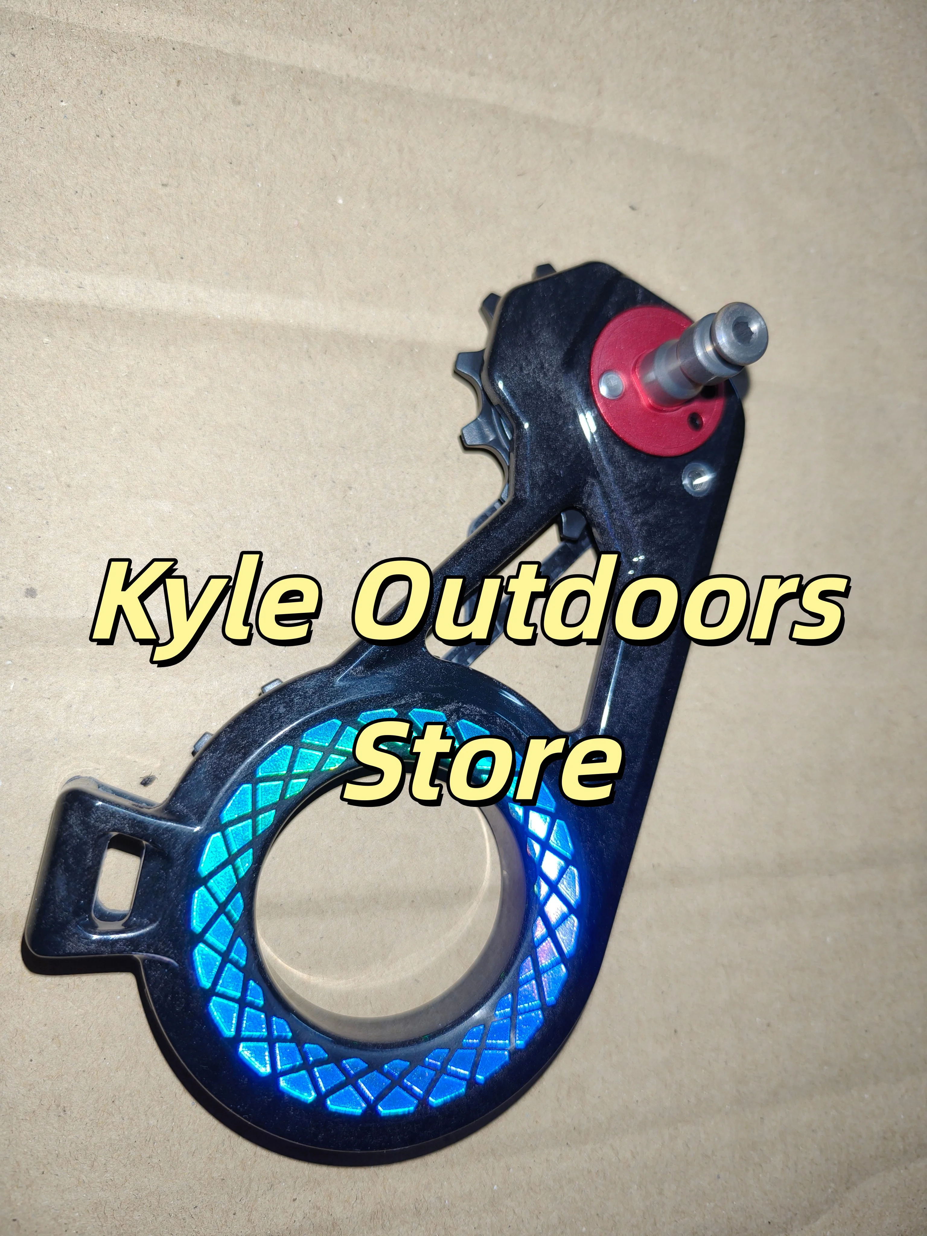 

WHEELTOP EDS TX Pulley Guide Wheel Ceramic Bearing, Carbon Fiber Guide Plate, rear derailleur cage