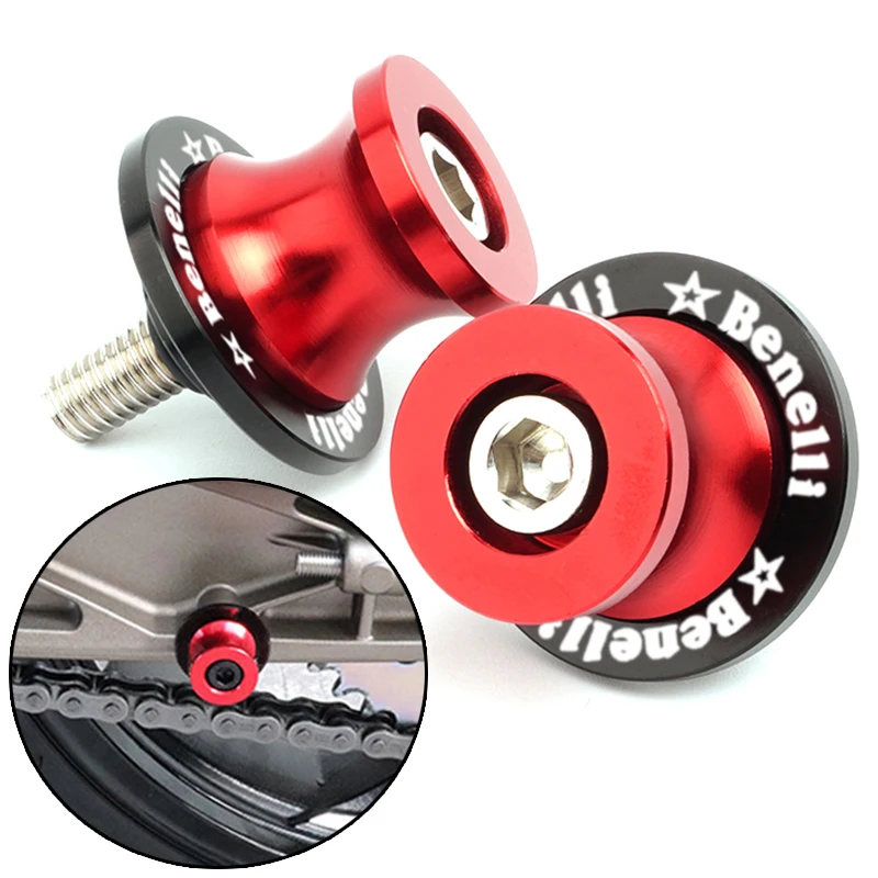 6MM For Benelli TNT600 BN600 135 TNT125 TNT135 2016-2017 Motorcycle high quality Swingarm Sliders Spools Paddock Stand Bobbins