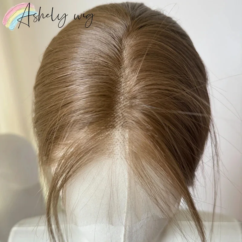 شعر مستعار بني 13*4 باروكة أمامية من الدانتيل للنساء شعر طويل مستقيم جودة عالية مقاومة للحرارة بيروكات صناعية للاستخدام اليومي شعر مستعار كوسبلاي