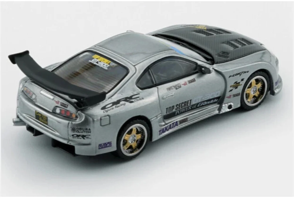 Nouveau 2025 BMC 1/64 échelle Supra GT-300 X voitures de course supérieures en alliage moulé sous pression jouet modèle de Simulation pour cadeau de Collection