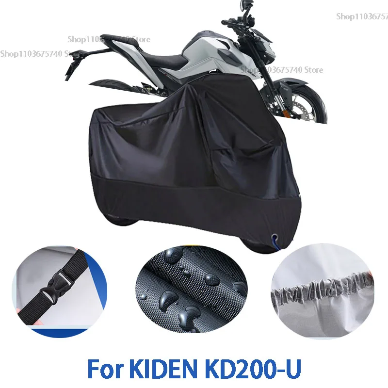

Motorcycle Full Covers For KIDEN KD200-U Car Outdoors Sun Protection Dust No Ear Thickened Oxford Clothcover Accessories