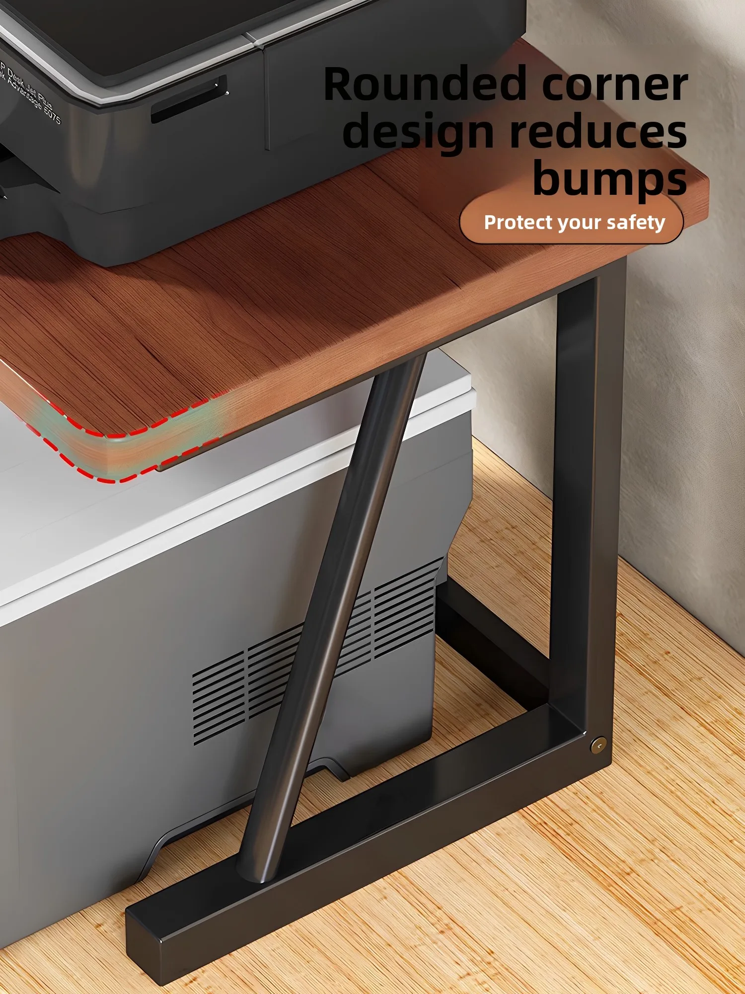 

Многослойный органайзер для офисного принтера Ra, настольный небольшой органайзер для хранения, эльфийская углеродистая сталь, прочные несущие шары для футболок, настольный монтаж