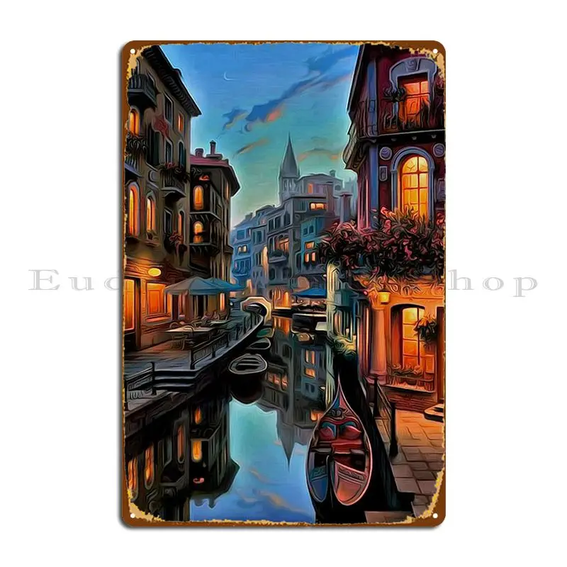 Secret Passes Of Venice Metal Sign Party Designs Retro Create Club Tin Sign Poster