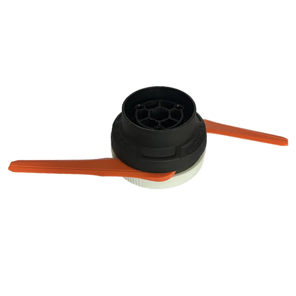 For FS38 Trimmer Head Garden Maintenance Trimmer Head Replacement Lawn Mower Tool-free Installation 4 Blades Included