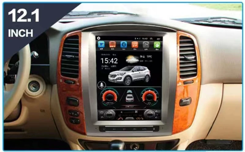 Android 13 Screen Auto Radio Carplay For Toyota Land Cruiser 100 LC100 For Lexus LX470 2002-2008 Multimedia Player GPS Navi