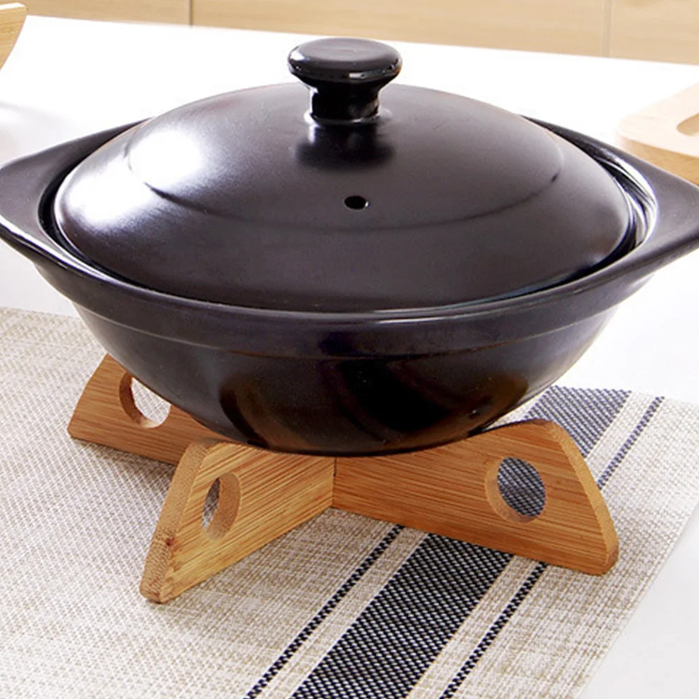 

Bamboo Trivets Detachable Heat Resistant Pot Holder Cooling Rack for Hot Dishes Kitchen Table Insulation Pad Insulated Bowl Mat