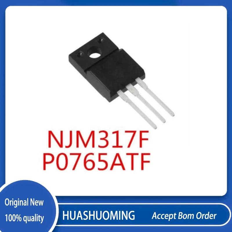 10Pcs/Lot   NJM317F NJM317  KIA317  317PI  317JRC  JRC317      P0765ATF PO765ATF   TO-220F
