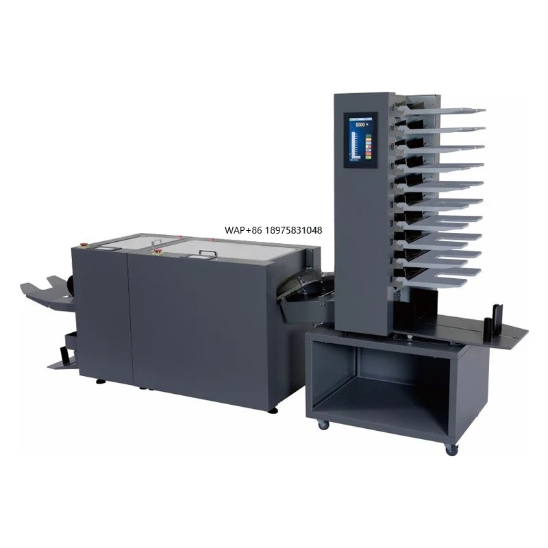 Pamphlet Copy Paper Collation Automatic Folding and Stapling Machine Booklet Maker