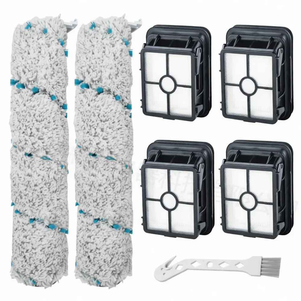 Vacuum Cleaner Parts Kit For Bissell 2554A 2554 Multi Surface Brush Roll Filter Replacement Floor Carpet Tool Set